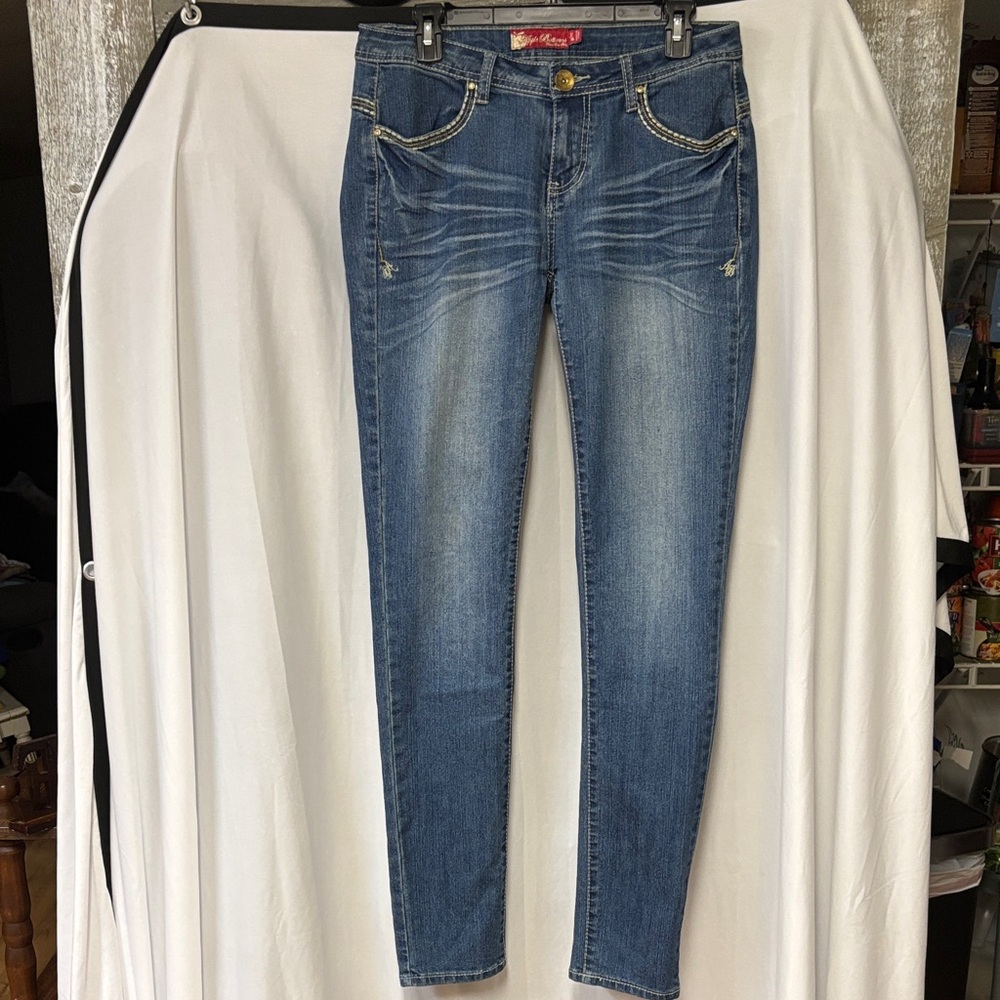 Apple Bottoms Women's Classic Blue Skinny Jeans